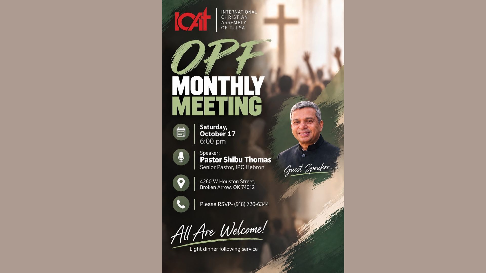 OPF Monthly Meeting
